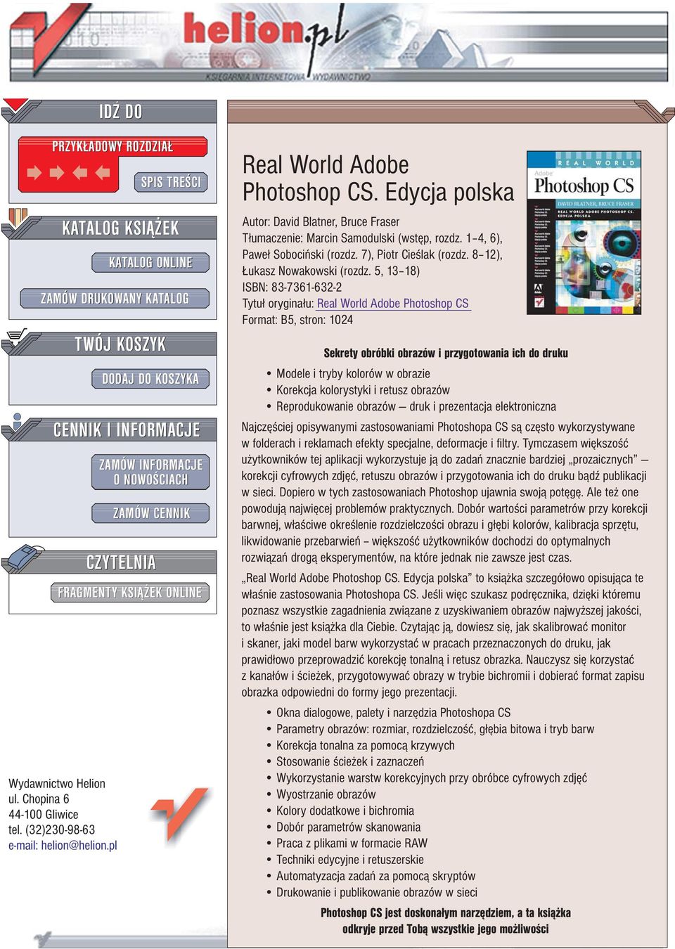 Real World Adobe Photoshop Cs Edycja Polska Pdf