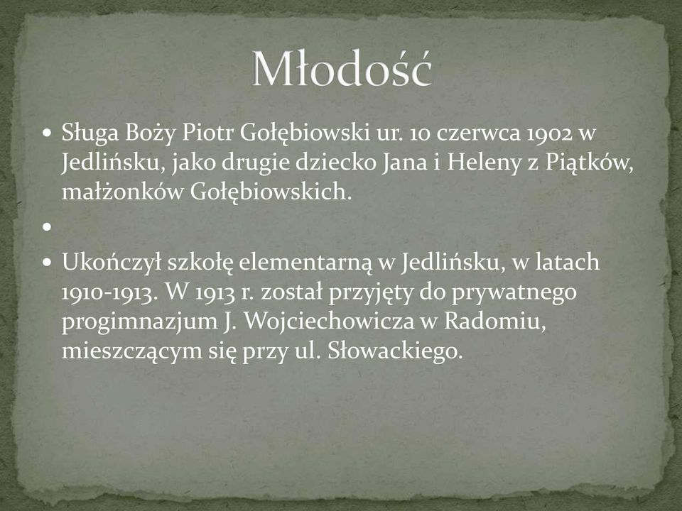 małżonków Gołębiowskich.