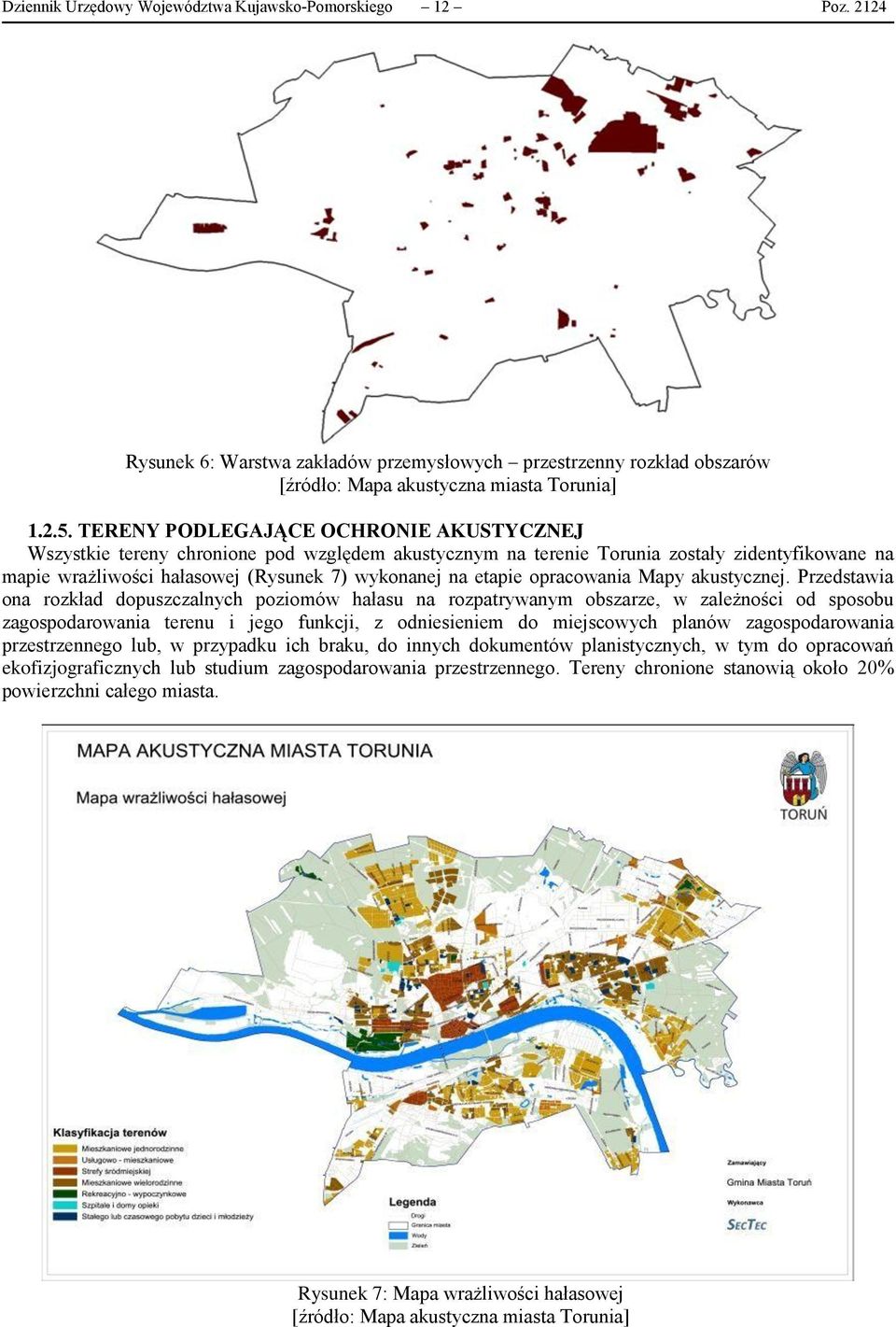 opracowania Mapy akustycznej.