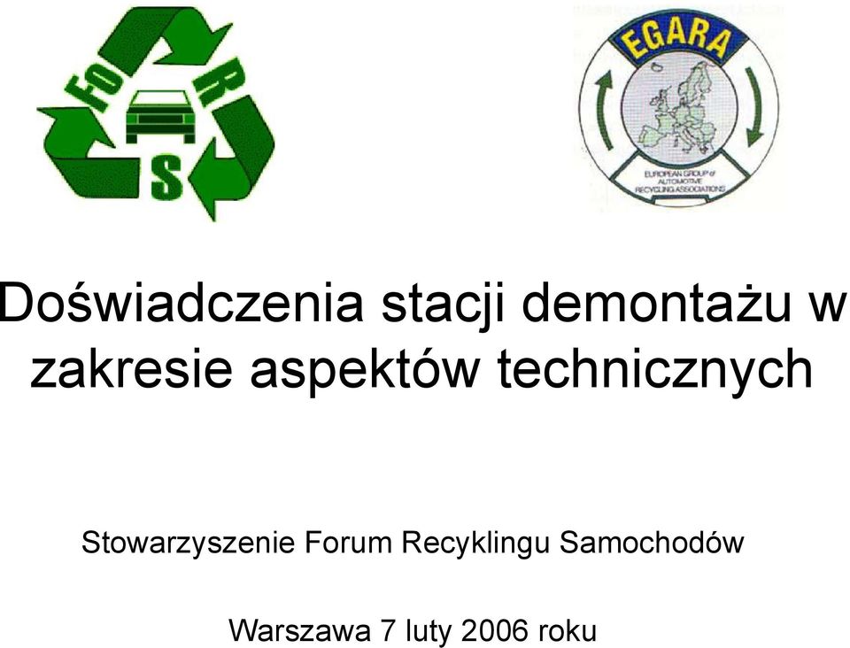 Stowarzyszenie Forum Recyklingu