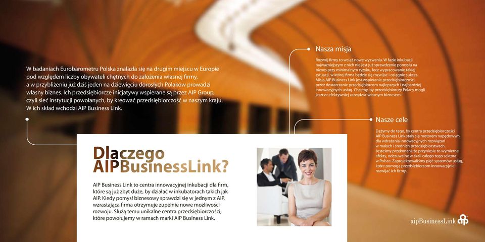 W ich skład wchodzi AIP Business Link. Rozwój firmy to wciąż nowe wyzwania.