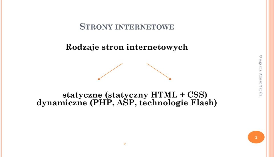 (statyczny HTML + CSS)