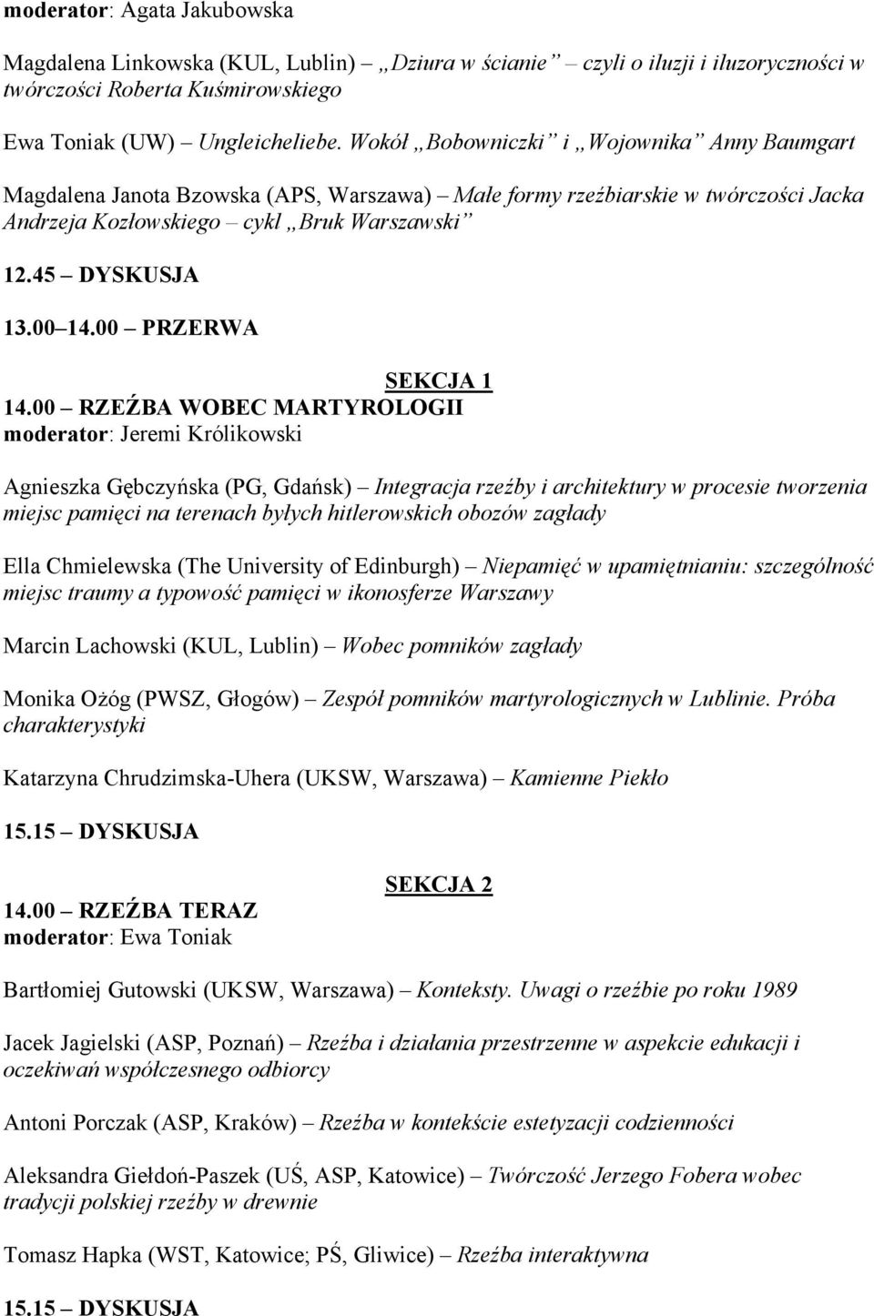 00 PRZERWA SEKCJA 1 14.