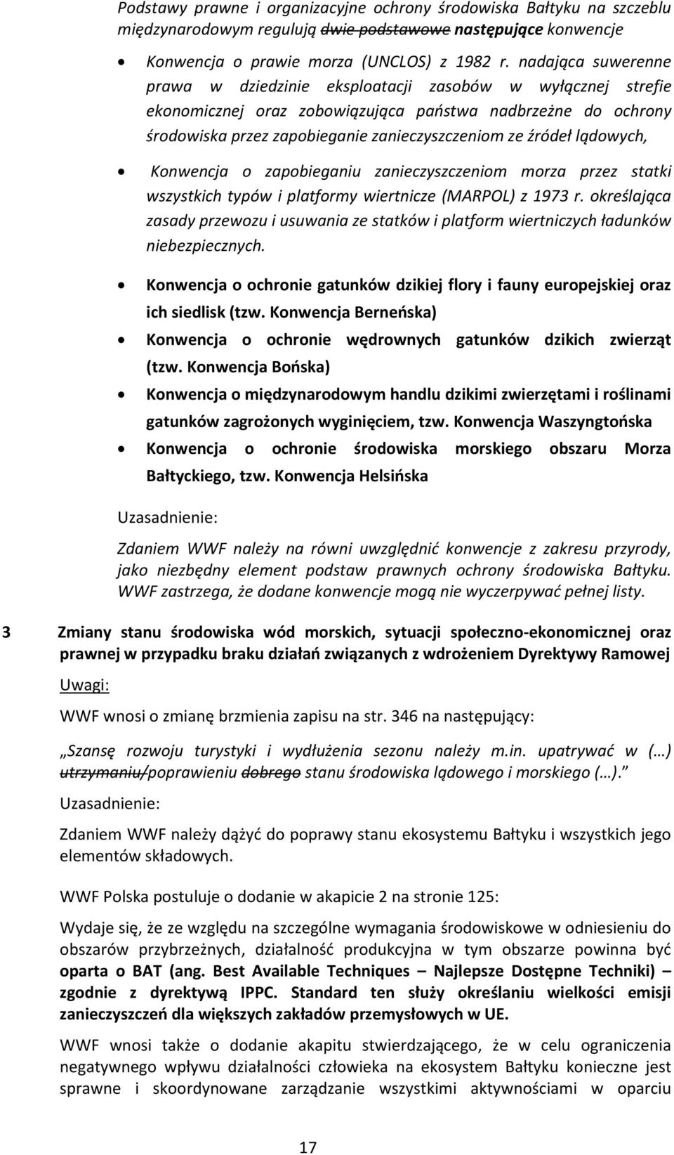 lądowych, Konwencja o zapobieganiu zanieczyszczeniom morza przez statki wszystkich typów i platformy wiertnicze (MARPOL) z 1973 r.