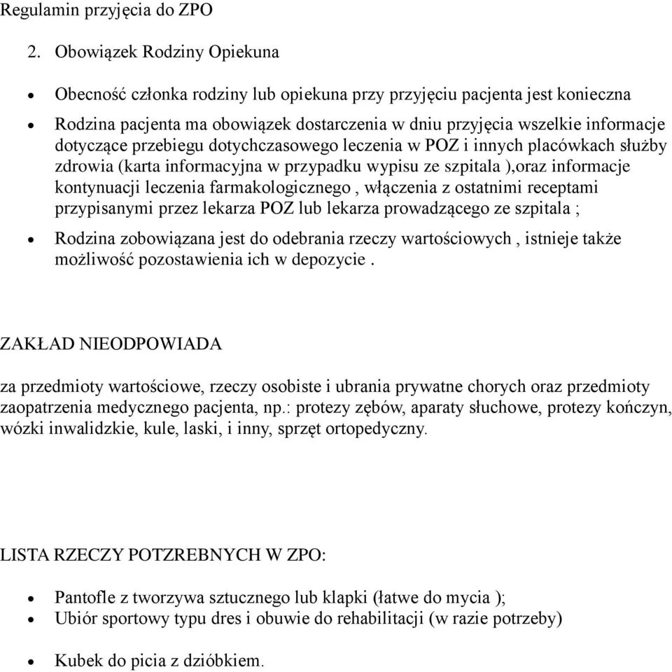 przebiegu dotychczasowego leczenia w POZ i innych placówkach służby zdrowia (karta informacyjna w przypadku wypisu ze szpitala ),oraz informacje kontynuacji leczenia farmakologicznego, włączenia z