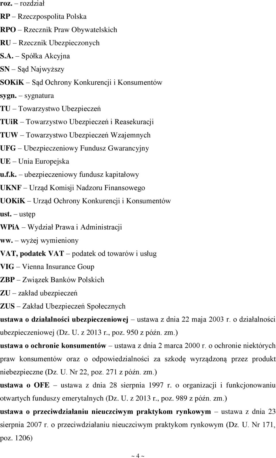 ustęp WPiA Wydział Prawa i Administracji ww.