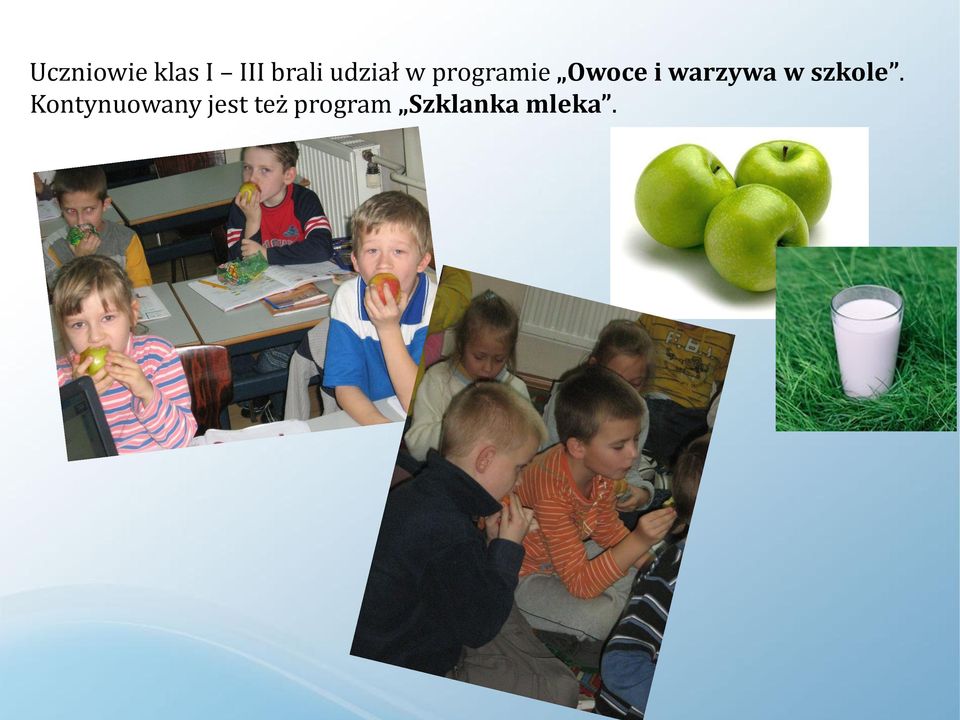 warzywa w szkole.