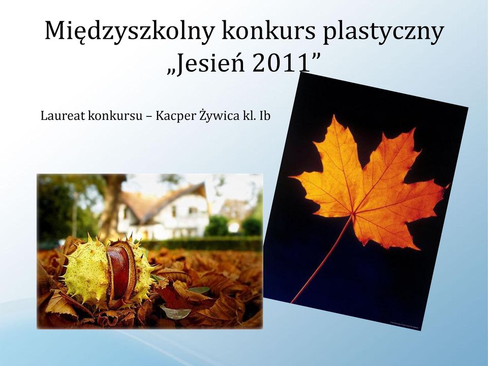 Jesień 2011 Laureat