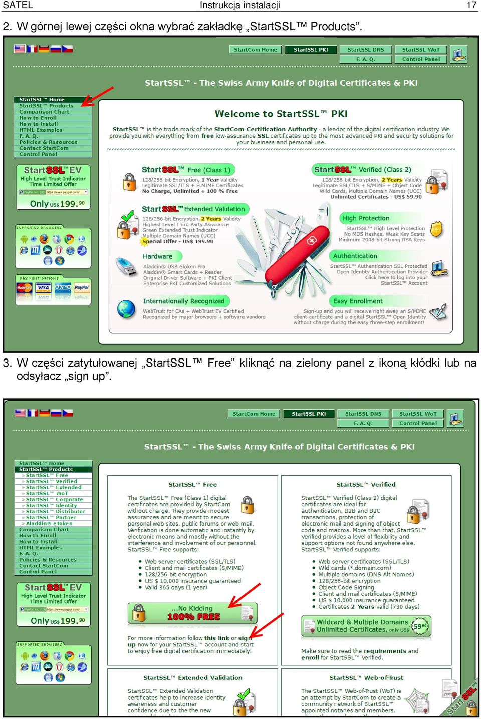 StartSSL Products. 3.