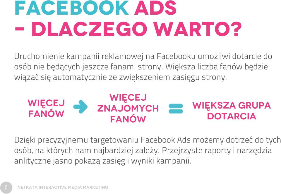 Większa liczba fanów będzie wiązać się automatycznie ze zwiększeniem zasięgu strony.