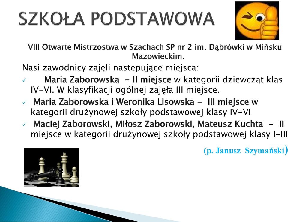 W klasyfikacji ogólnej zajęła III miejsce.