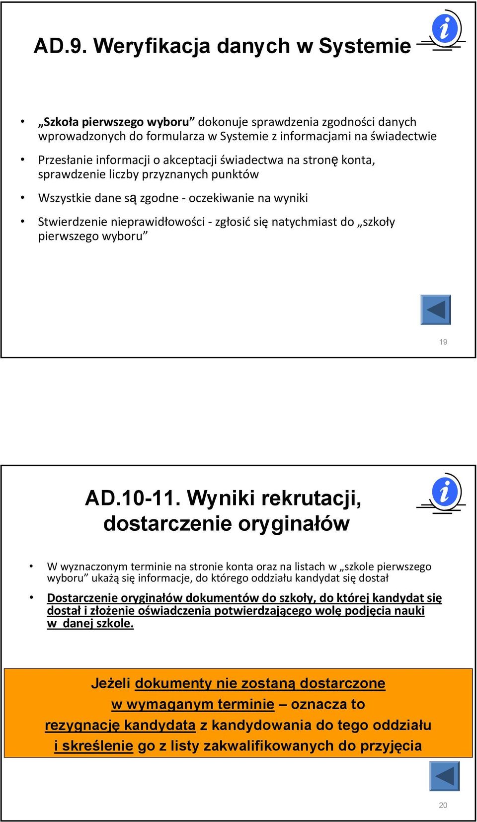wyboru 19 AD.10-11.