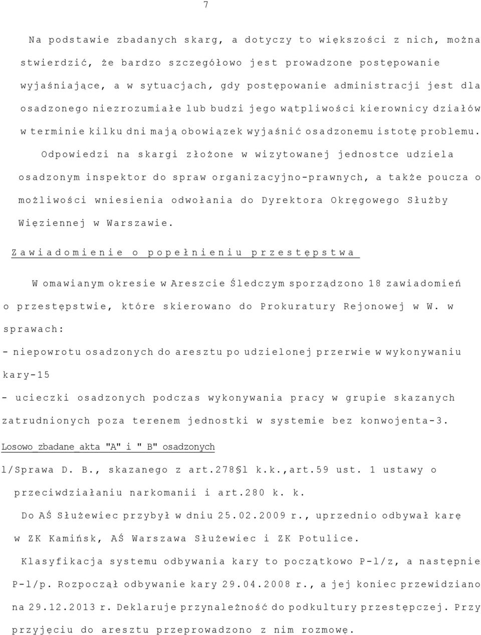 dzonemu istotę problemu.