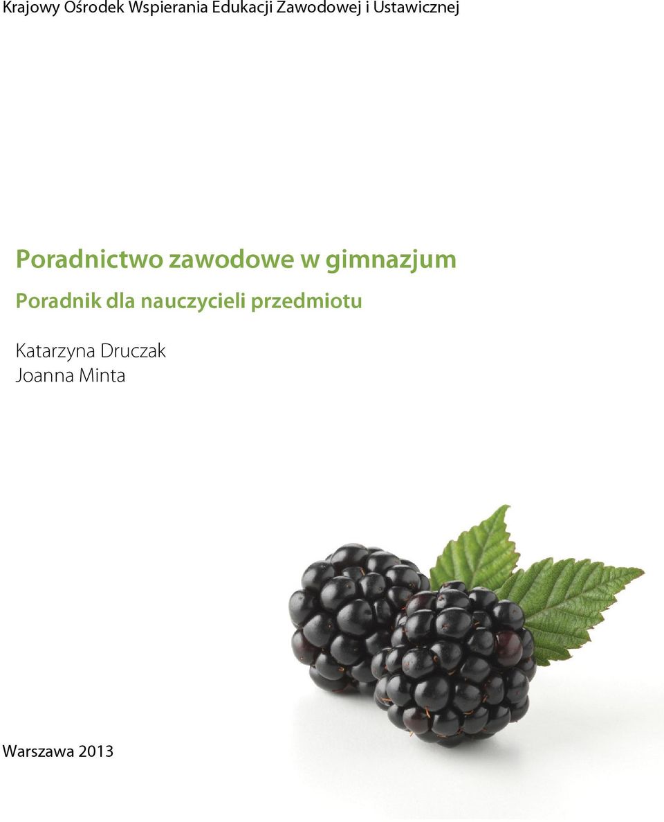 zawodowe w gimnazjum Poradnik dla