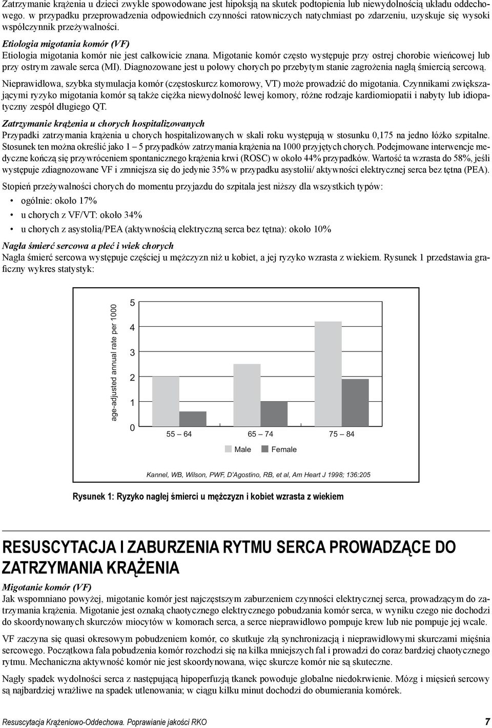 Etiologia migotania komór (VF) Etiologia migotania komór nie jest całkowicie znana. Migotanie komór często występuje przy ostrej chorobie wieńcowej lub przy ostrym zawale serca (MI).