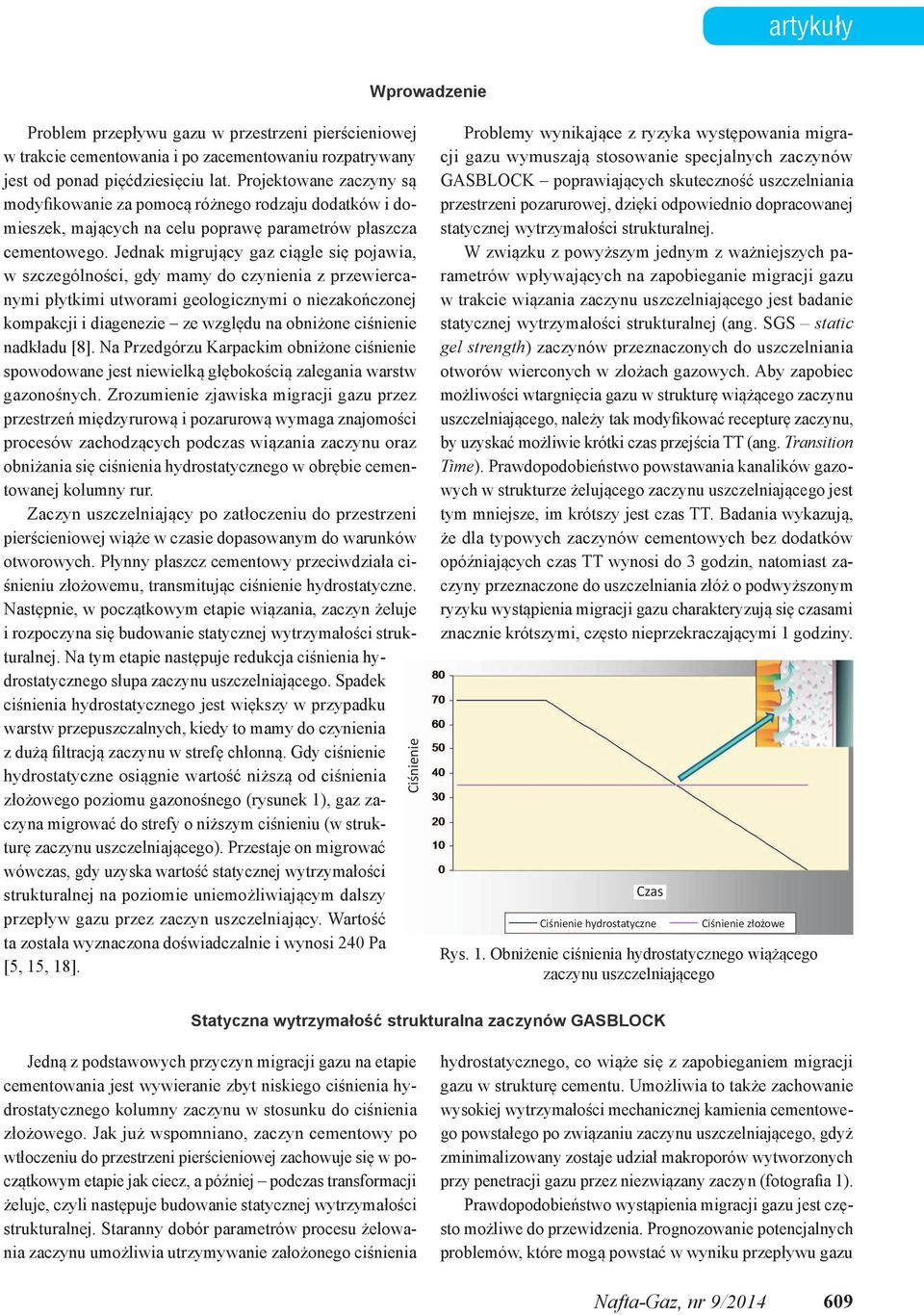 Jednak migrujący gaz ciągle się pojawia, w szczególności, gdy mamy do czynienia z przewiercanymi płytkimi utworami geologicznymi o niezakończonej kompakcji i diagenezie ze względu na obniżone