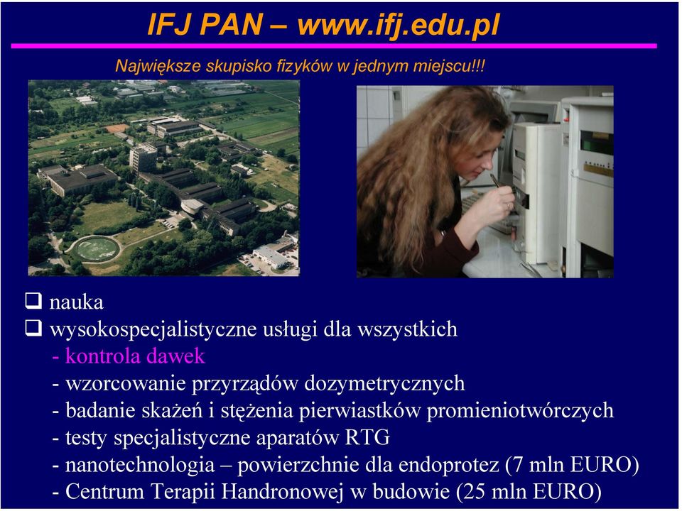 dozymetrycznych - badanie skażeń i stężenia pierwiastków promieniotwórczych - testy