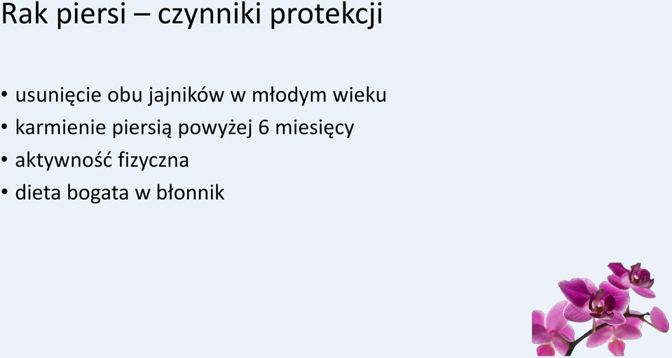 wieku karmienie piersią powyżej 6