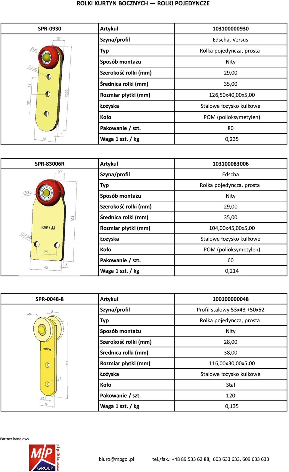 Edscha 35,00 104,00x45,00x5,00 SPR 0048 8 SPR 83006R 60 0,214