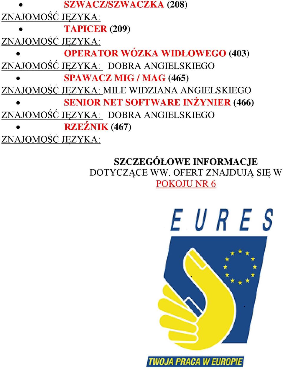 MILE WIDZIANA ANGIELSKIEGO SENIOR NET SOFTWARE INŻYNIER (466) RZEŹNIK (467)