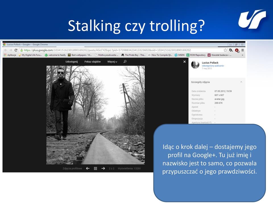 profil na Google+.