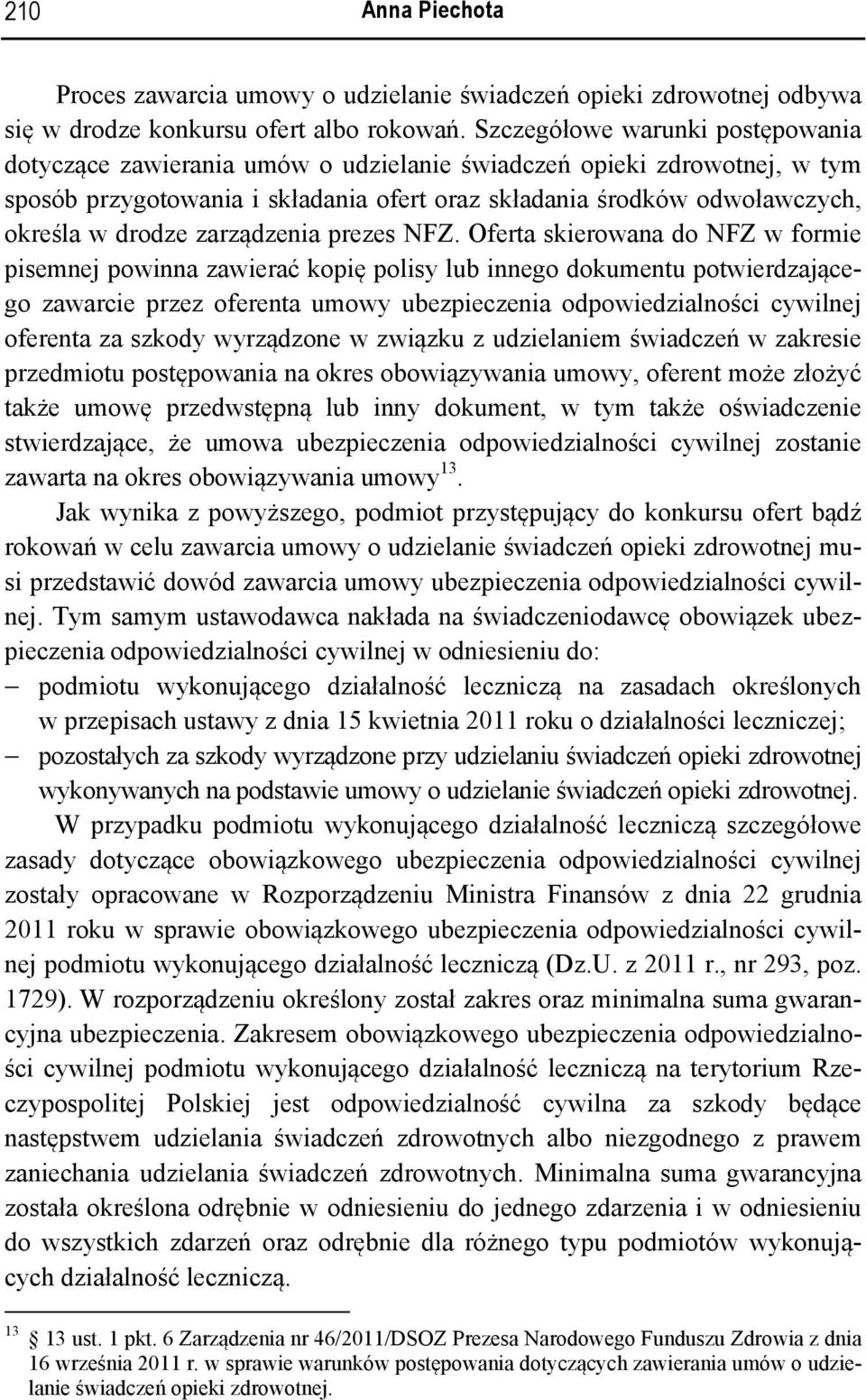 zarządzenia prezes NFZ.