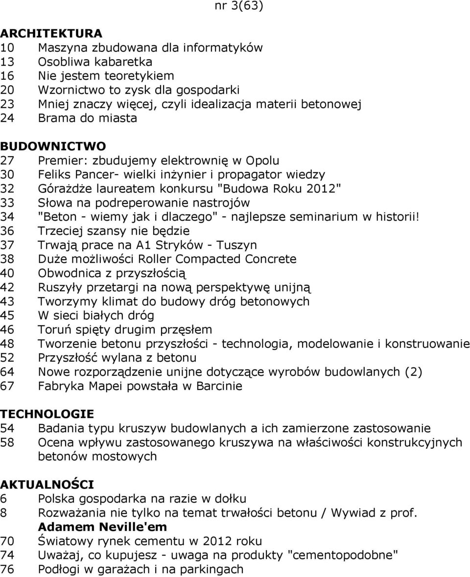 podreperowanie nastrojów 34 "Beton - wiemy jak i dlaczego" - najlepsze seminarium w historii!