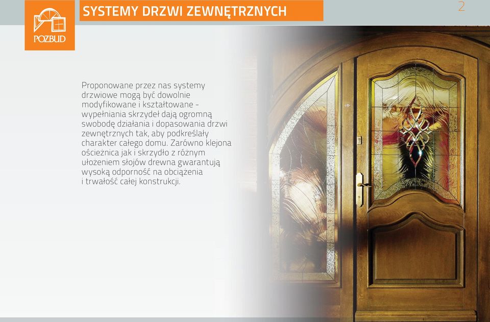 zewnętrznych tak, aby podkreślały charakter całego domu.