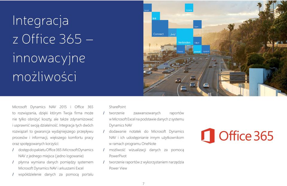 Integracja tych dwóch rozwiązań to gwarancja wydajniejszego przepływu procesów i informacji, większego komfortu pracy oraz spotęgowanych korzyści: dostęp do pakietu Office 365 i Microsoft Dynamics