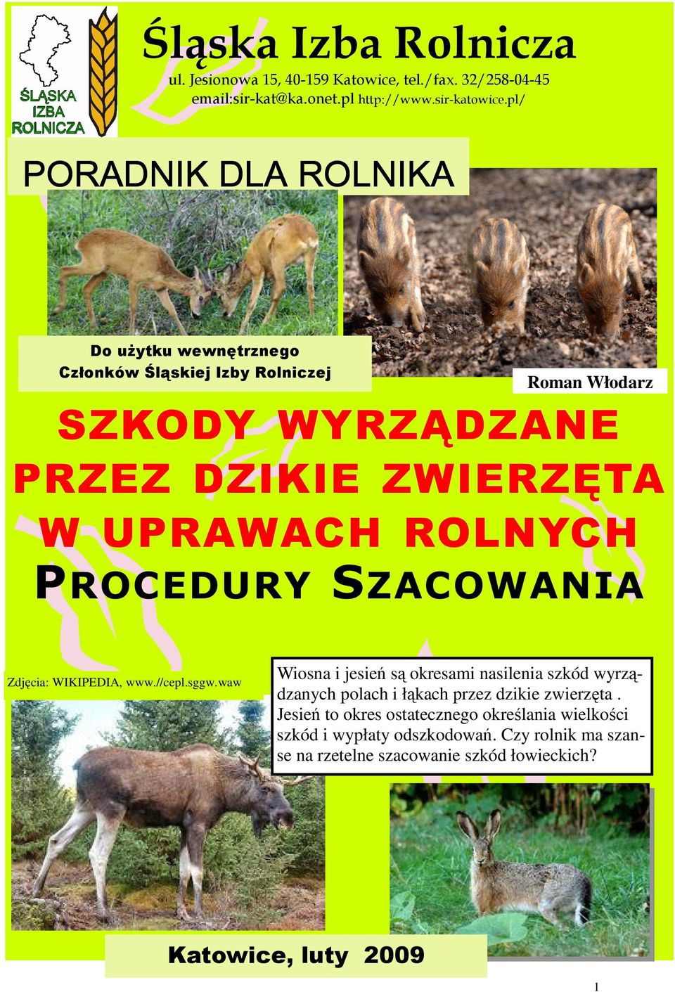 ROLNYCH PROCEDURY SZACOWANIA Zdjęcia: WIKIPEDIA, www.//cepl.sggw.