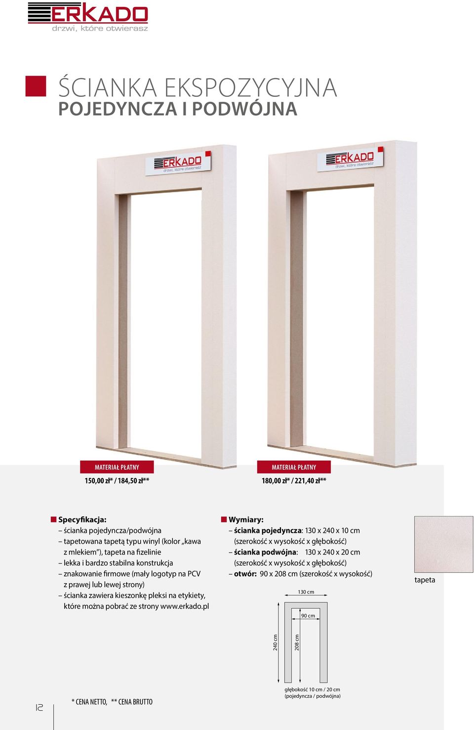 kieszonkę pleksi na etykiety, 90 cm które można pobrać ze strony www.erkado.