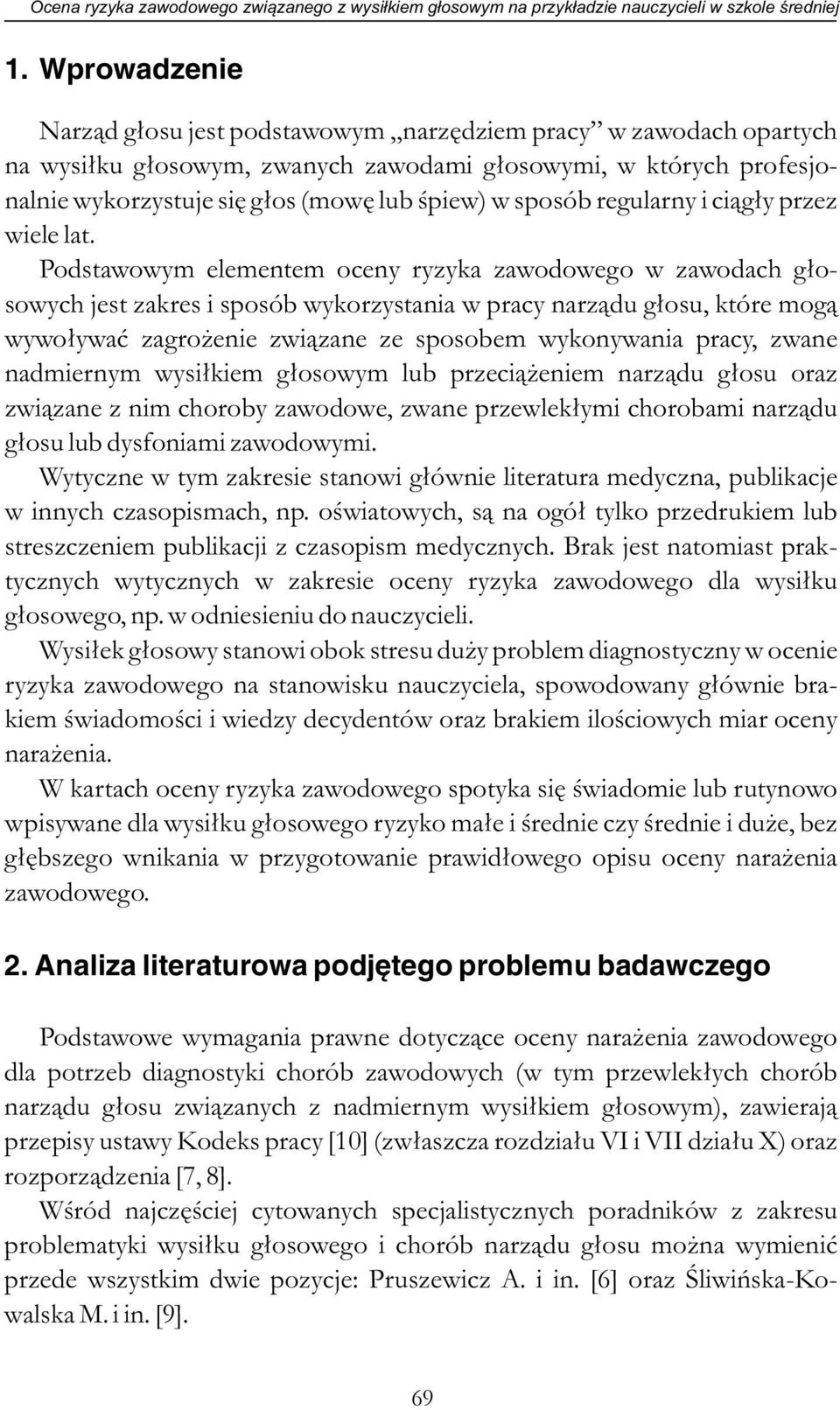 sposób regularny i ciągły przez wiele lat.