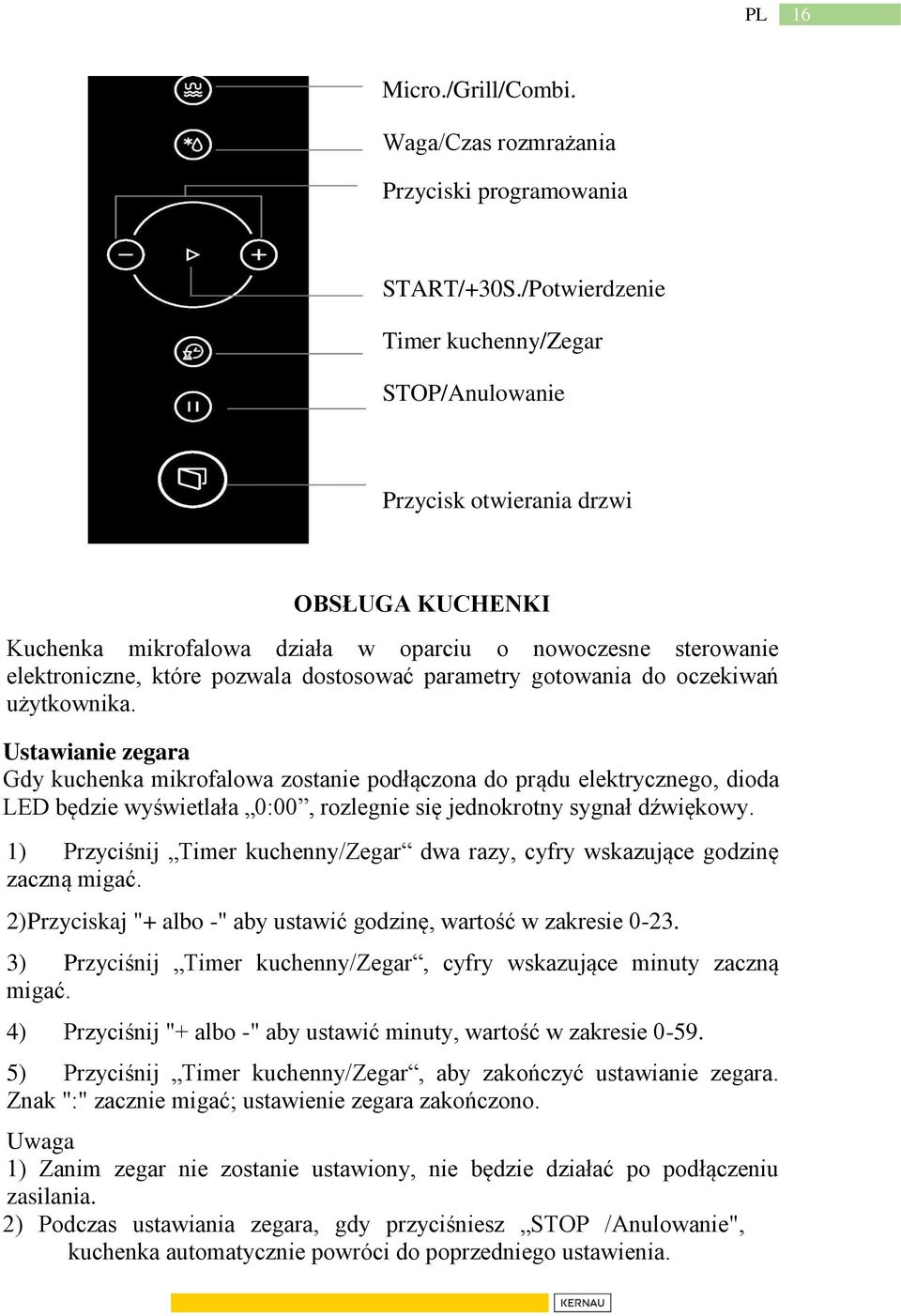 parametry gotowania do oczekiwań użytkownika.