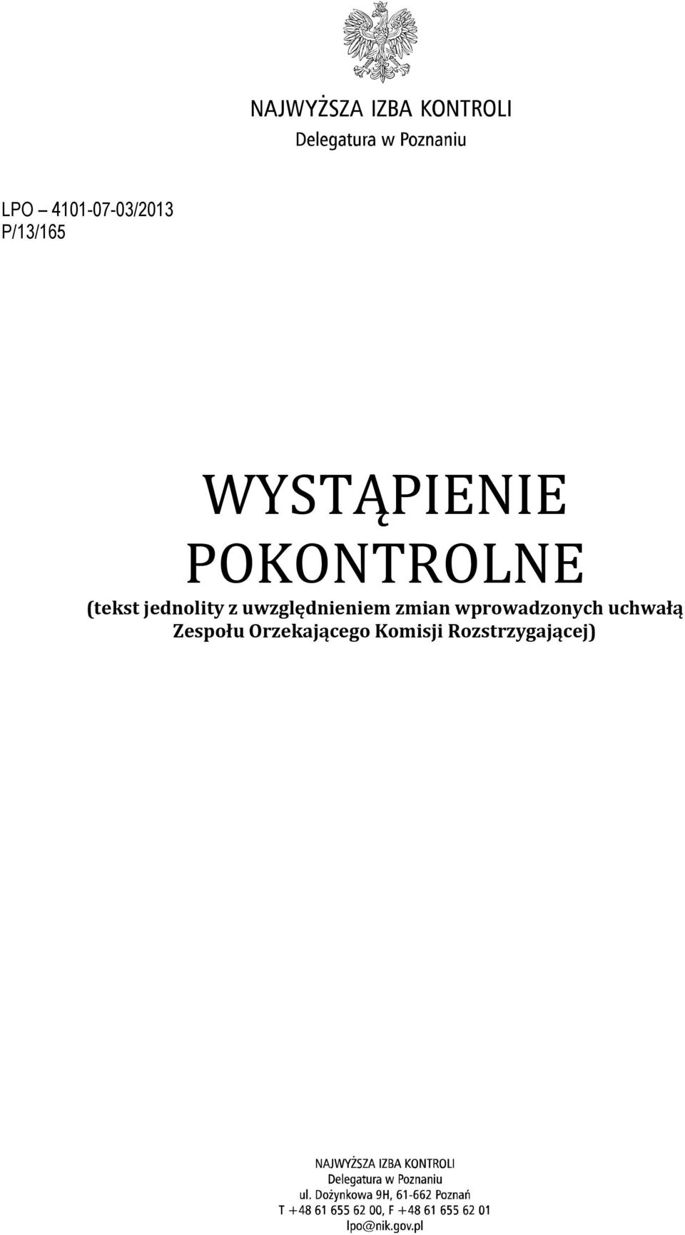 jednolity z uwzględnieniem zmian