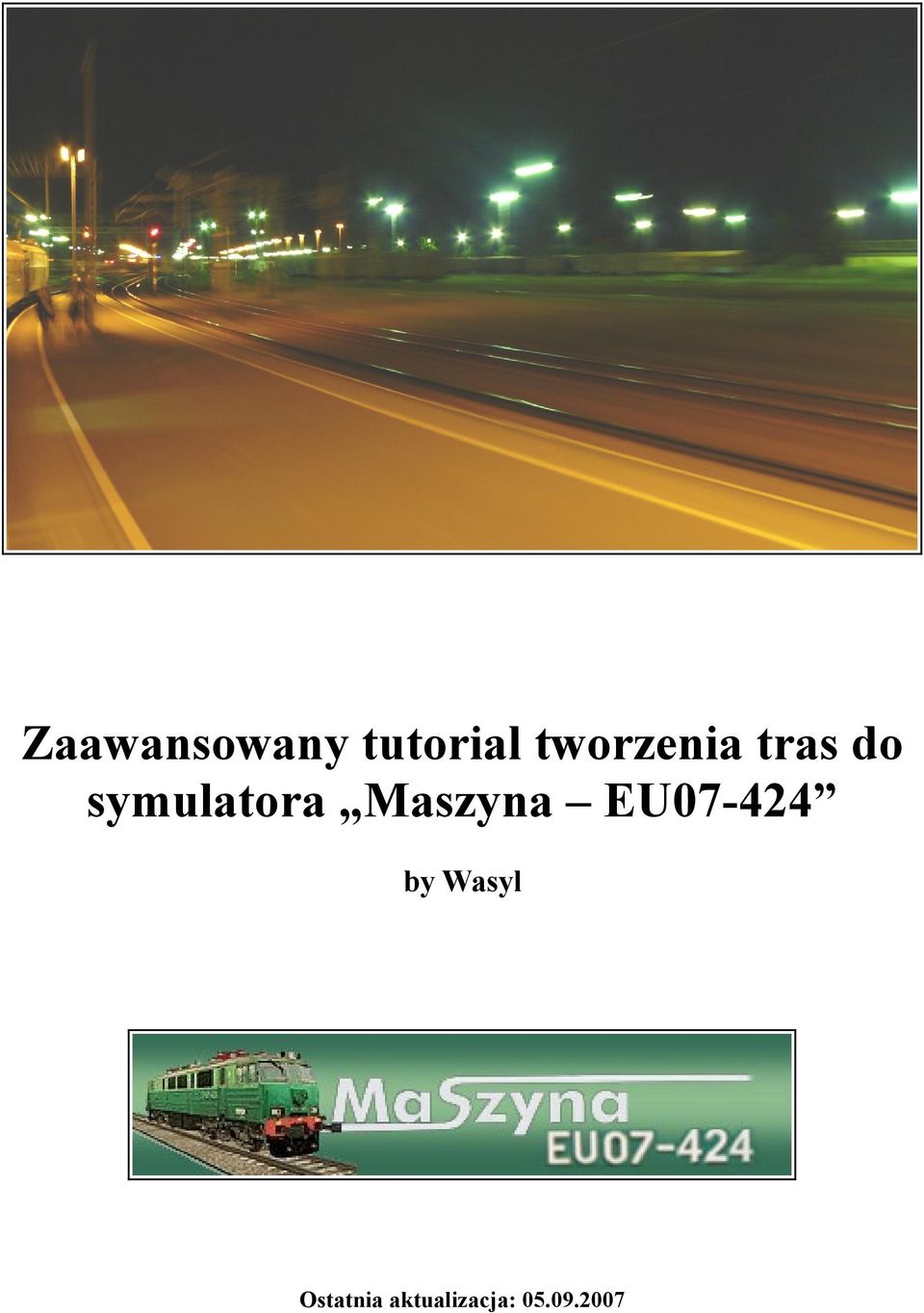 symulatora Maszyna EU07-424