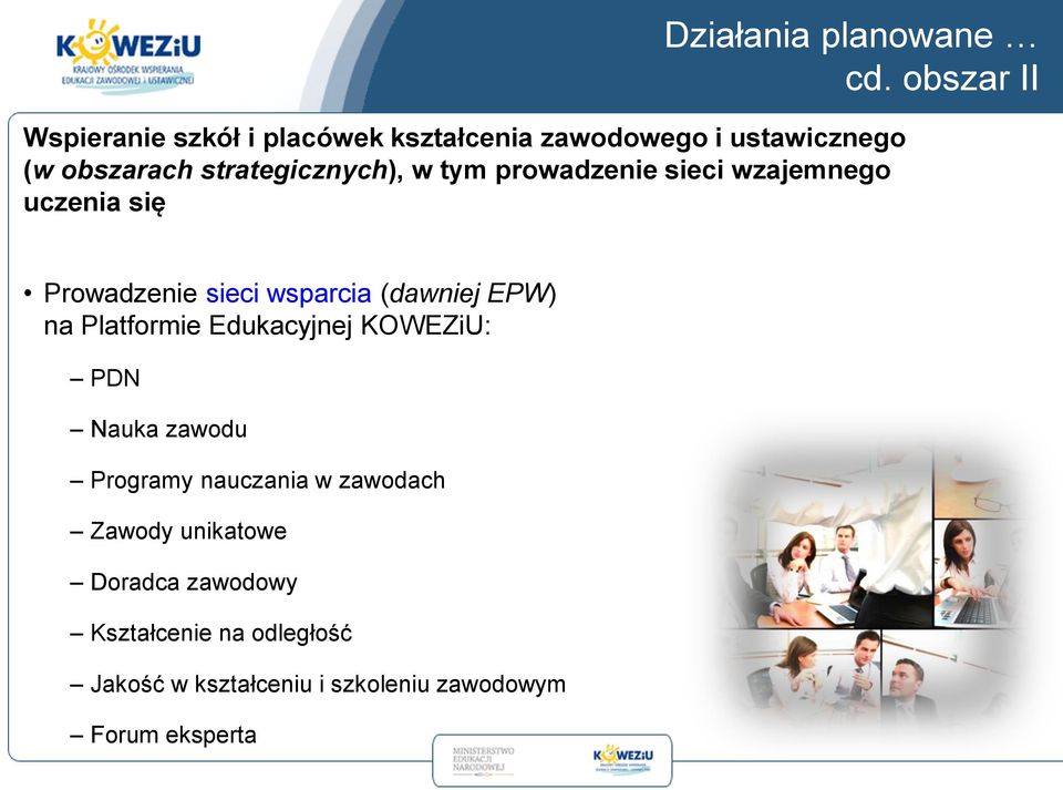 (dawniej EPW) na Platformie Edukacyjnej KOWEZiU: PDN Nauka zawodu Programy nauczania w zawodach