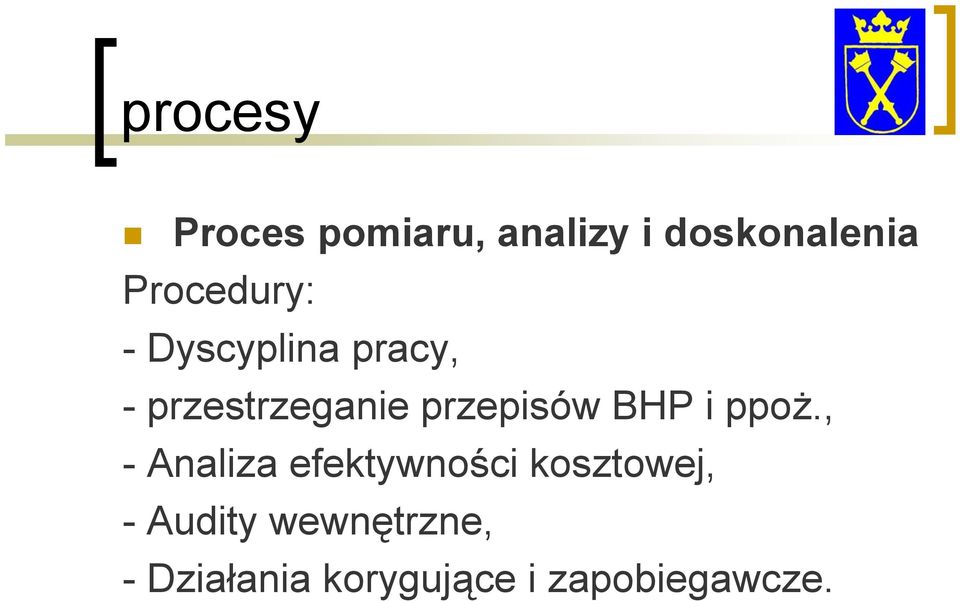 przepisów BHP i ppoż.