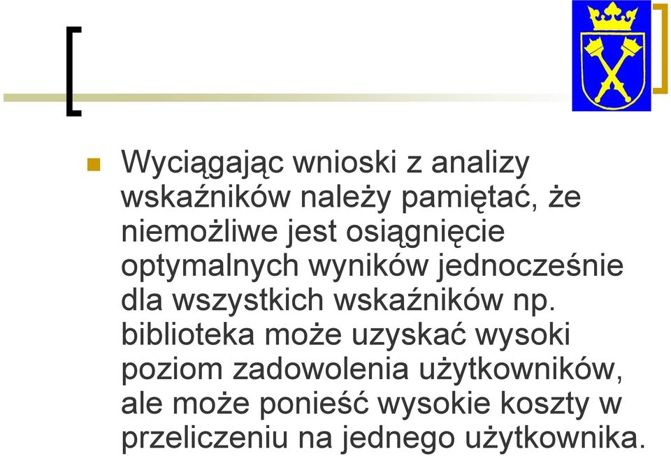 wskaźników np.