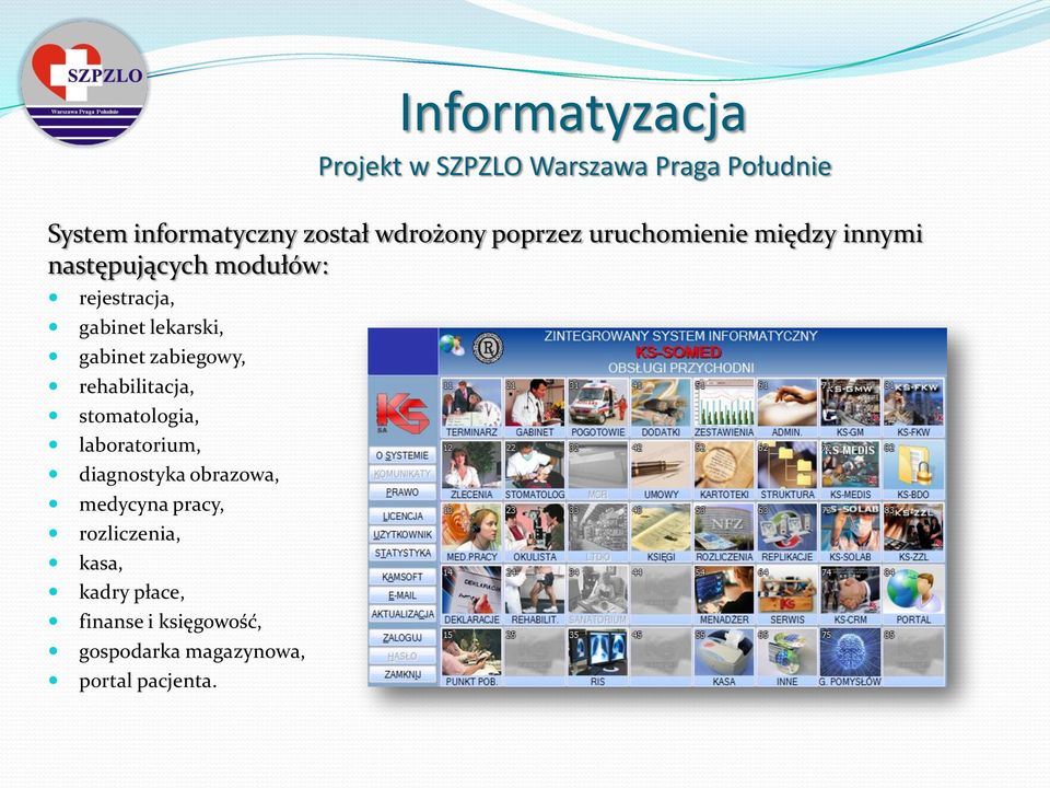 zabiegowy, rehabilitacja, stomatologia, laboratorium, diagnostyka obrazowa, medycyna