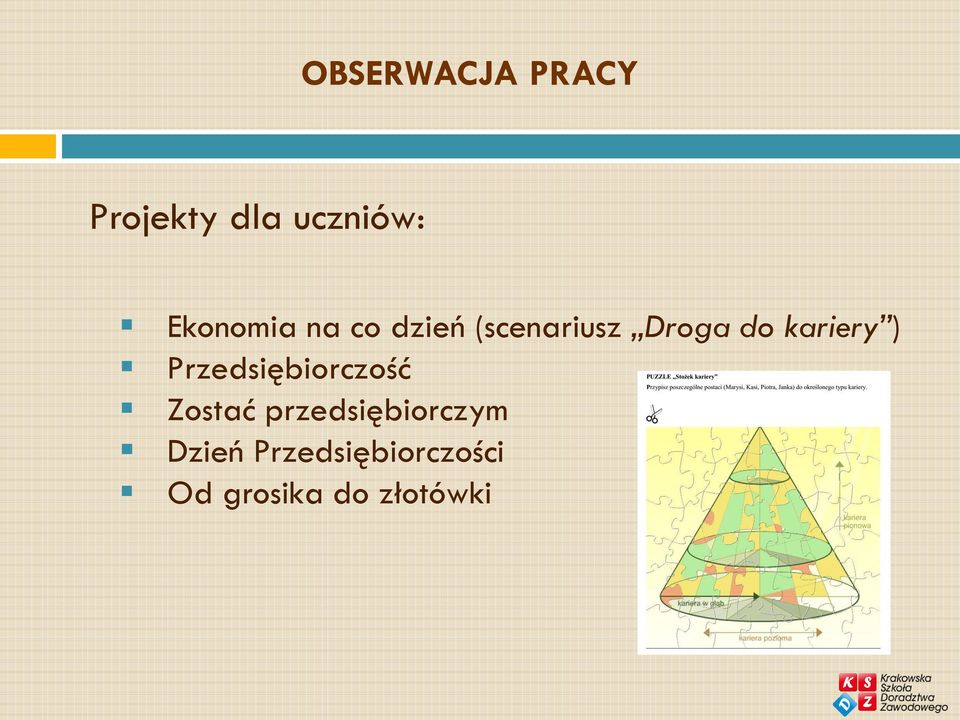 kariery ) Przedsiębiorczość Zostać