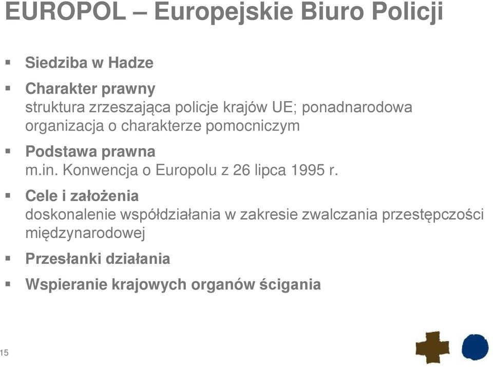 Konwencja o Europolu z 26 lipca 1995 r.