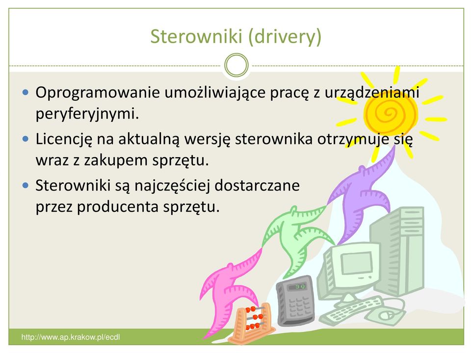 Licencję na aktualną wersję sterownika otrzymuje się