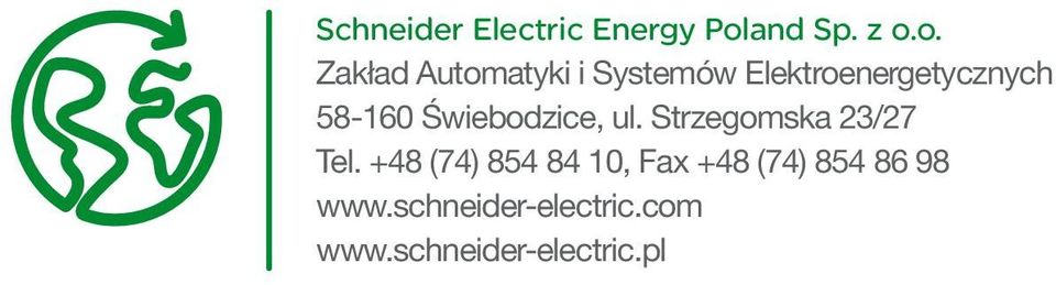 o. Zakład Automatyki i Systemów Elektroenergetycznych