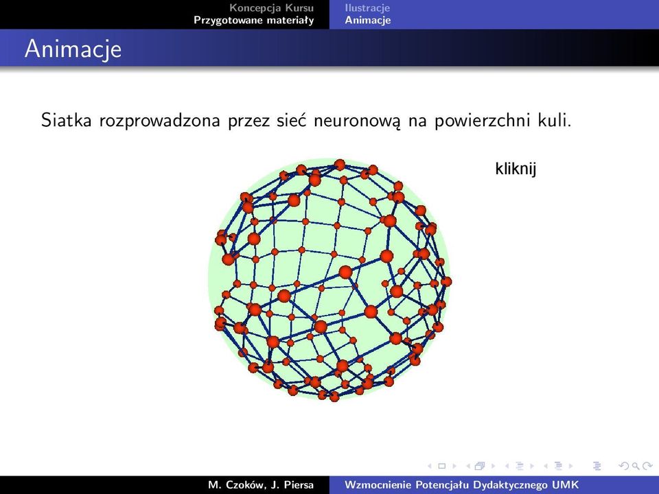 przez sieć neuronową