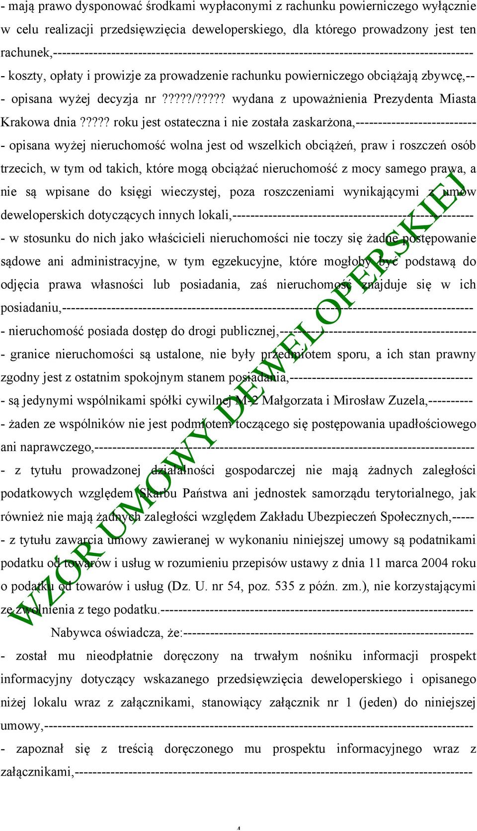 wyżej decyzja nr?????/????? wydana z upoważnienia Prezydenta Miasta Krakowa dnia?