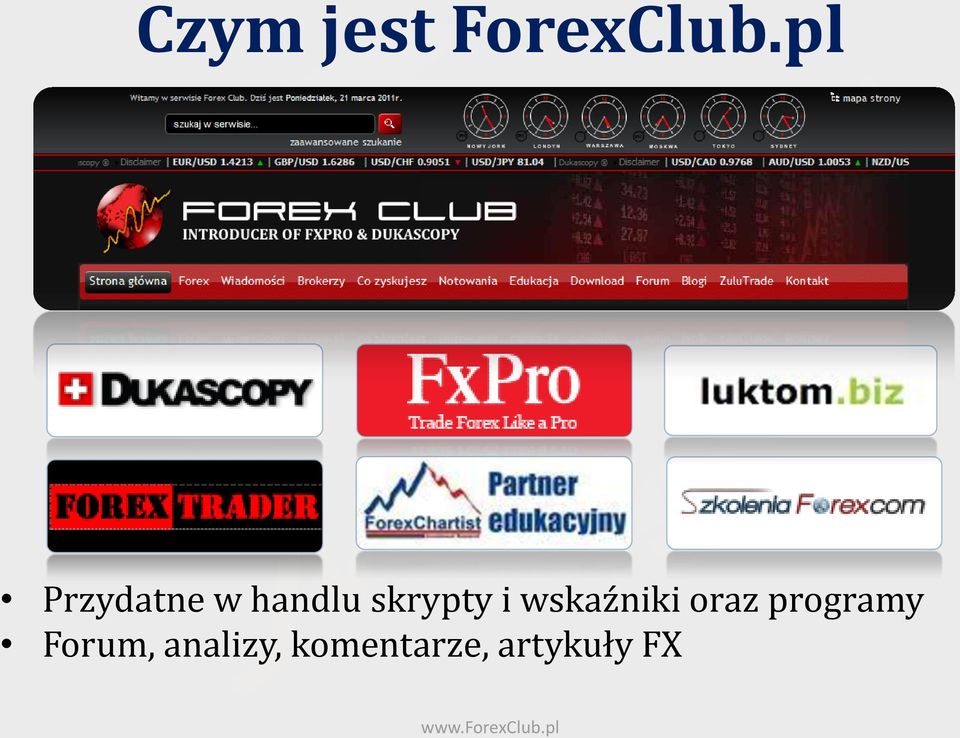 skrypty i wskaźniki oraz