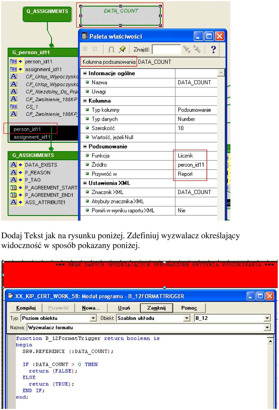 Zdefiniuj wyzwalacz