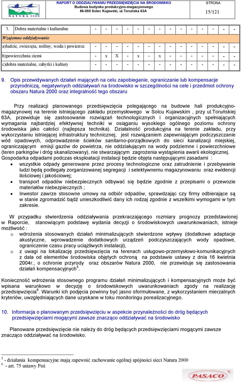 - - - c)dobra materialne, zabytki i kultury - - - - - - - - - - - - - - 9.