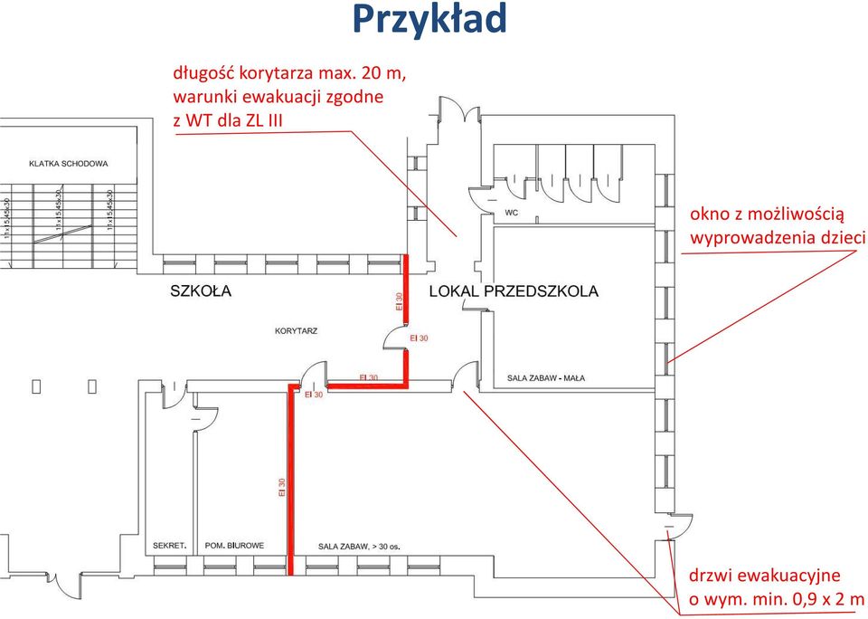ZL III Przykład okno z możliwością