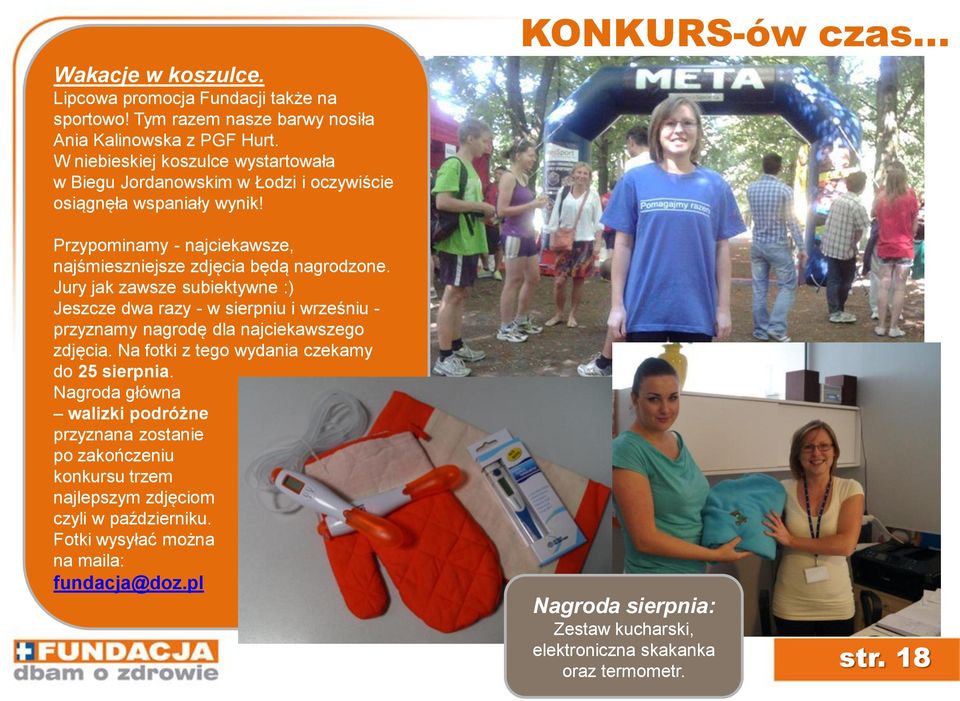 KONKURS-ów czas Przypominamy - najciekawsze, najśmieszniejsze zdjęcia będą nagrodzone.